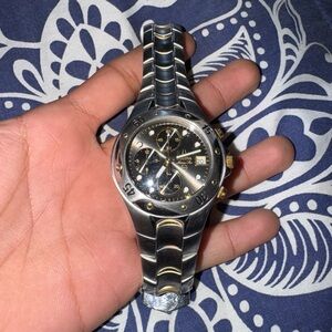 Bulova Silver and Gold Marine Star Stainless Steel - RARE!!!
